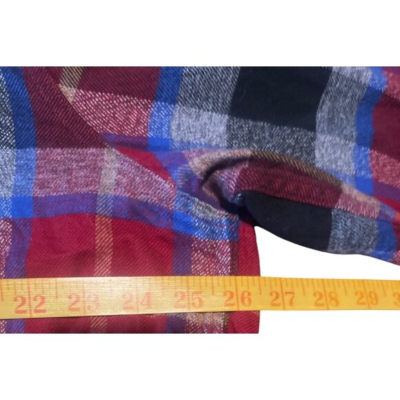 The North Face Long-Sleeve Arroyo Flannel Shirt XL Red and Blue GORP Core - Picture 4 of 6